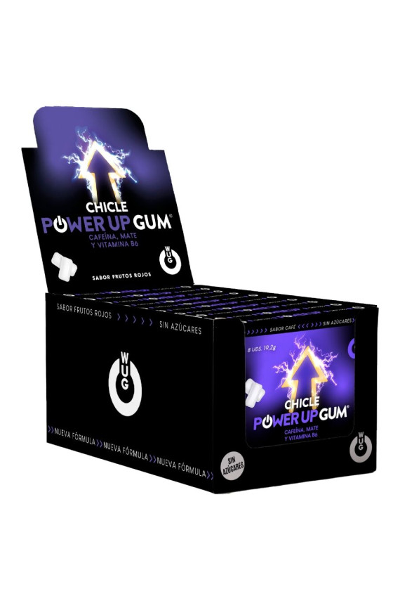 WUG POWER UP - ENERGY BOOST E POTENZIATORE DI CONCENTRAZIONE | ESPOSITORE 12 X 8 UNITÀ