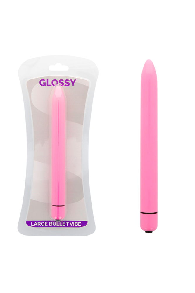 GLOSSY - VIBRATORE SLIM DEEP ROSE