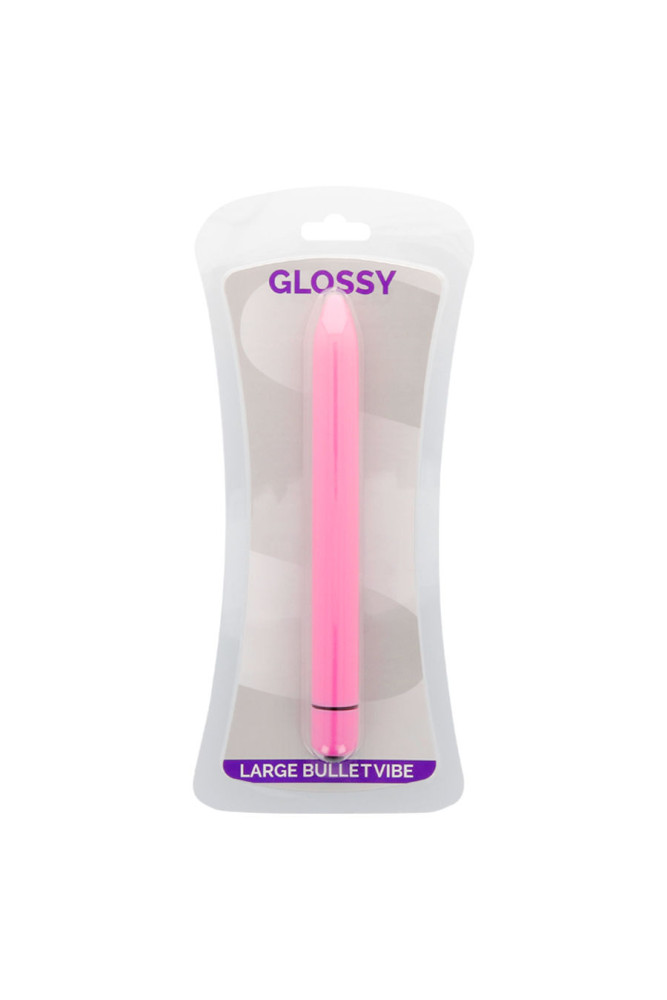 GLOSSY - VIBRATORE SLIM DEEP ROSE
