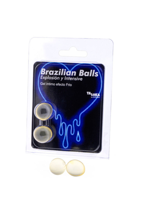 TALOKA - 2 SFERE BRASILIANE GEL EMOZIONANTE EFFETTO FREDDO E VIBRAZIONE