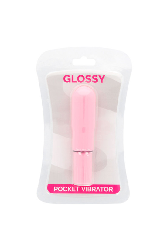 GLOSSY - VIBRATORE TASCABILE ROSA