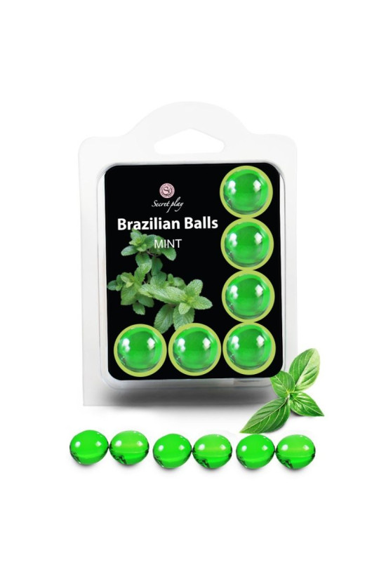 SECRETPLAY - SET 6 PALLINE BRASILIANI MENTA