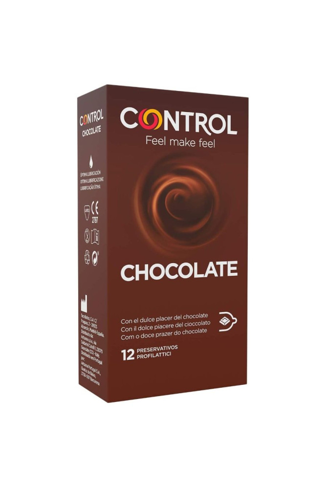 CONTROL - ADAPTA CHOCOLATE CONDOMS 12 UNITS