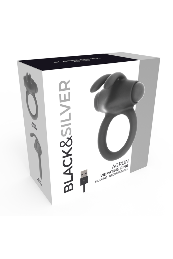 BLACK&SILVER - ANELLO AGRON 2.O