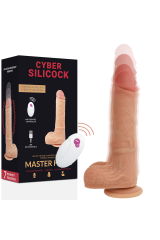 CYBER SILICOCK - TELECOMANDO REALISTICO MASTER HUCK 20.9 CM -O- 4 CM