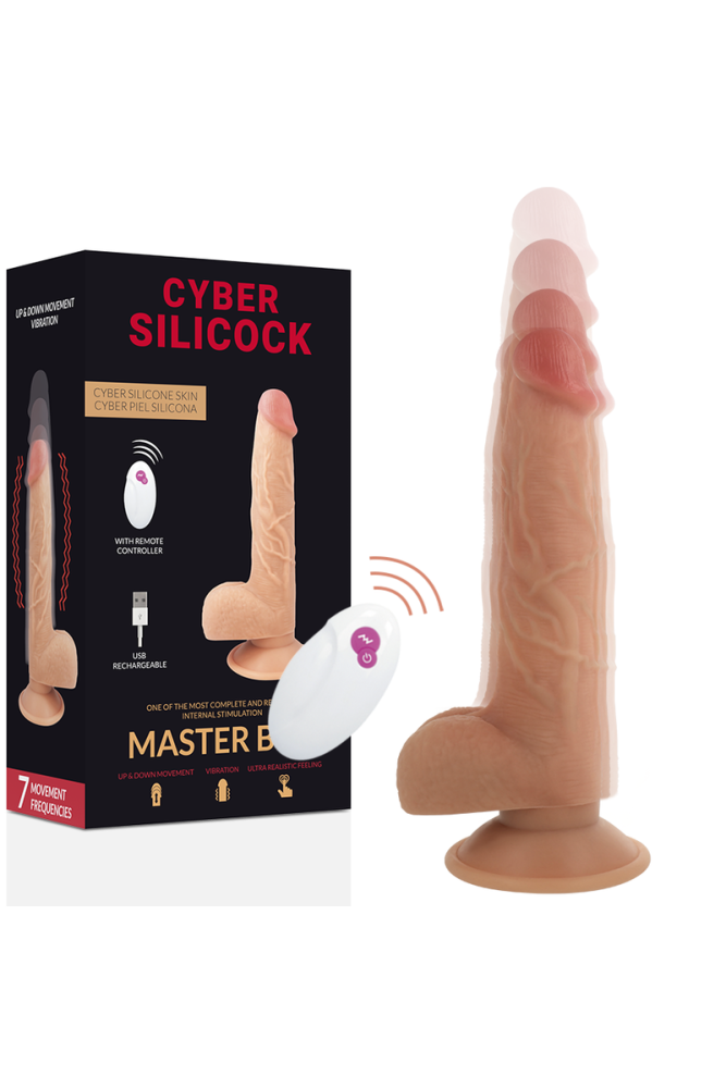 CYBER SILICOCK - TELECOMANDO REALISTIC MASTER BEN 23.88 CM -O- 4.3 CM