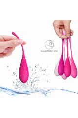 LESLIE - SET PER ALLENAMENTO MUSCOLI PELVICI  KEGEL FIT 6 PEZZI