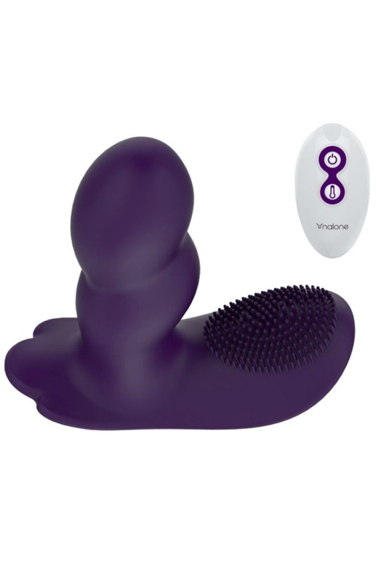 NALONE - MASSAGGIATORE CON TELECOMANDO LOLI - VIOLA