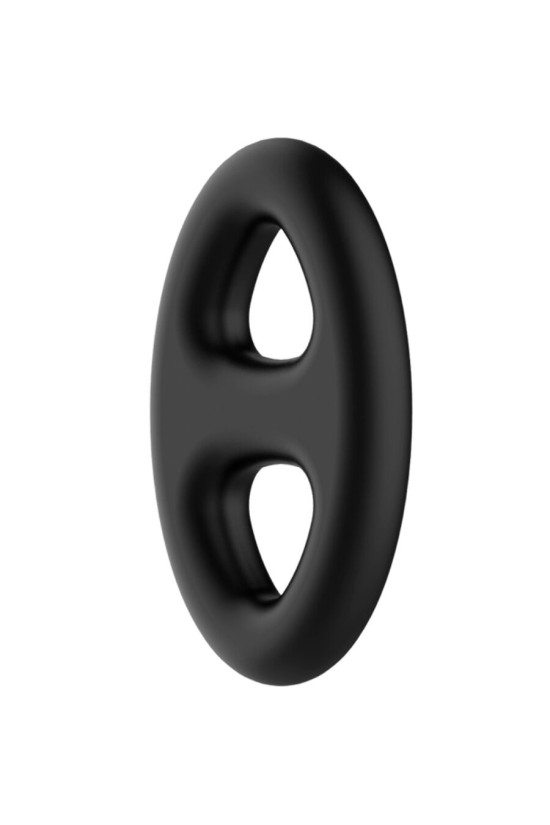 CRAZY BULL - ANELLO DOPPIO OVALE IN SILICONE