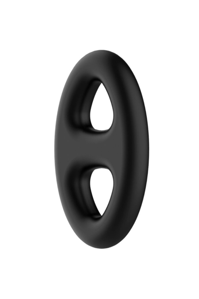 CRAZY BULL - ANELLO DOPPIO OVALE IN SILICONE