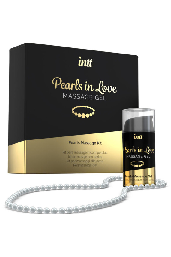 INTT MASSAGE & ORAL SEX - PERLE INNAMORATE CON COLLANA DI PERLE E GEL DI SILICONE