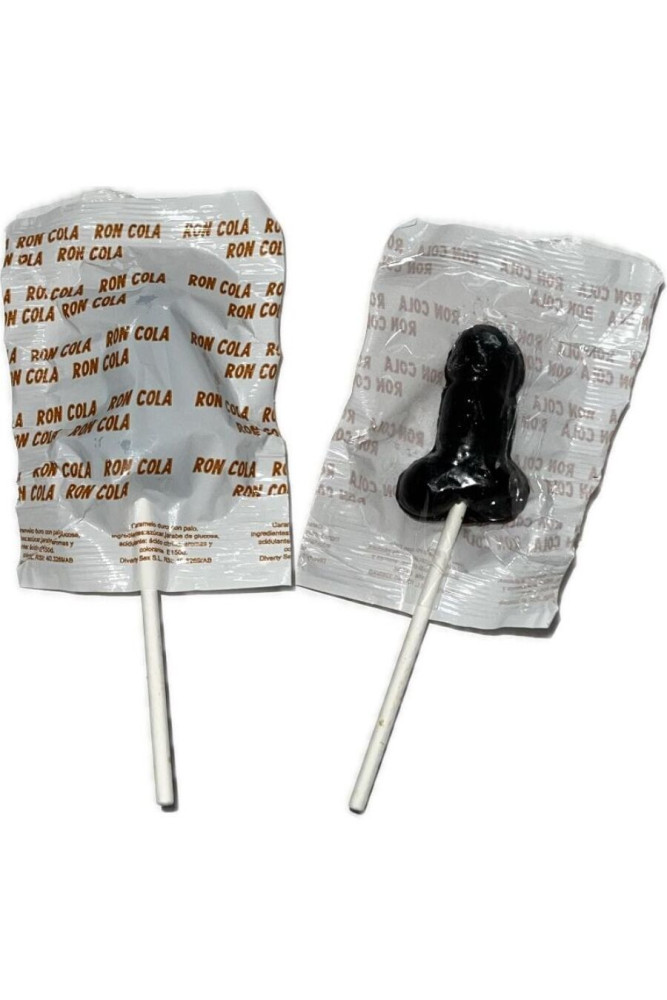 DIABLO GOLOSO - 1 PENE LECCA-LECCA GUSTO RON COLA 10% ALCOOL