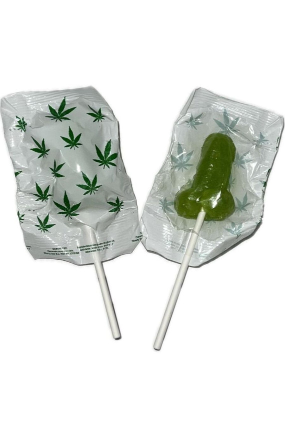 DIABLO GOLOSO - 1 PENE LECCA-LECCA AROMA CANNABIS