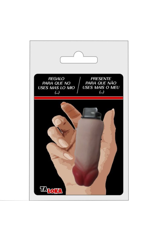 TALOKA - FANTASTICO ACCENDINO A FORMA DI PENE COLOR CARNE