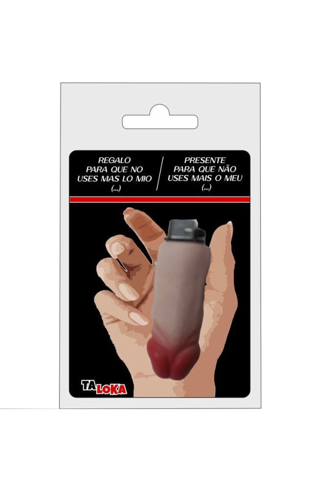 TALOKA - FANTASTICO ACCENDINO A FORMA DI PENE COLOR CARNE