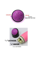 BAILE - VIBRATORE SEX REALISTICO COLORATO ROSA 23 CM