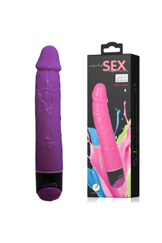 BAILE - VIBRATORE REALISTICO SEX COLORATO LILLA 23 CM