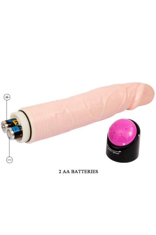 BAILE - VIBRAZIONE E ROTAZIONE SESSUALE COLORATA 24 CM