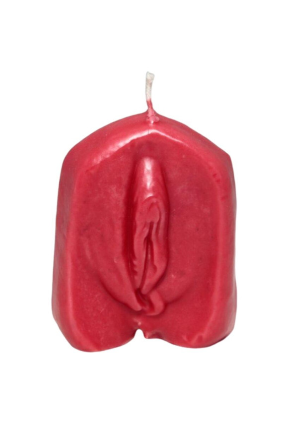 DIABLO PICANTE - CANDELA A FORMA DI VAGINA ROSSO