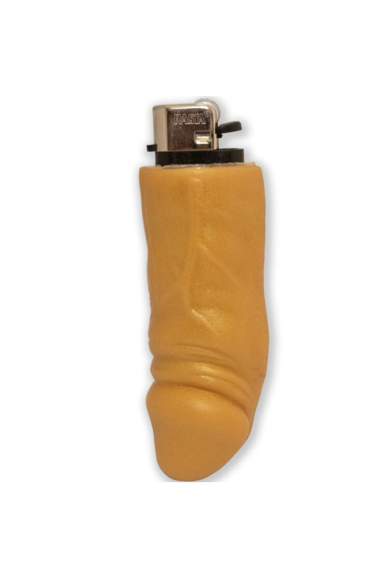 DIABLO PICANTE - ACCENDINO RICARICABILE A FORMA DI PENE DORATO