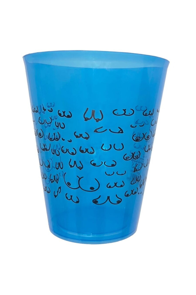 DIABLO PICANTE - TAZZA BLU 500 ML CON TETTONE NERO