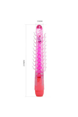BAILE - DILDO VIBRANTE FLESSIBILE SENSUAL SPINE FLEXI VIBE LILLA 23.5 CM