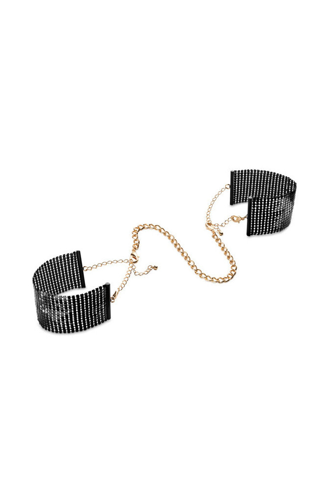 BIJOUX - DÉSIR MÉTALLIQUE MANETTE IN RETE DI METALLO NERO