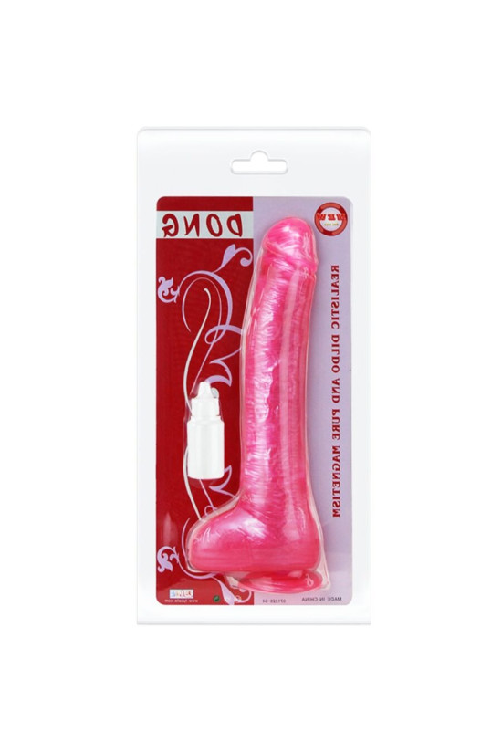 BAILE - DONG DILDO ROSA REALISTICO CON VENTOSA