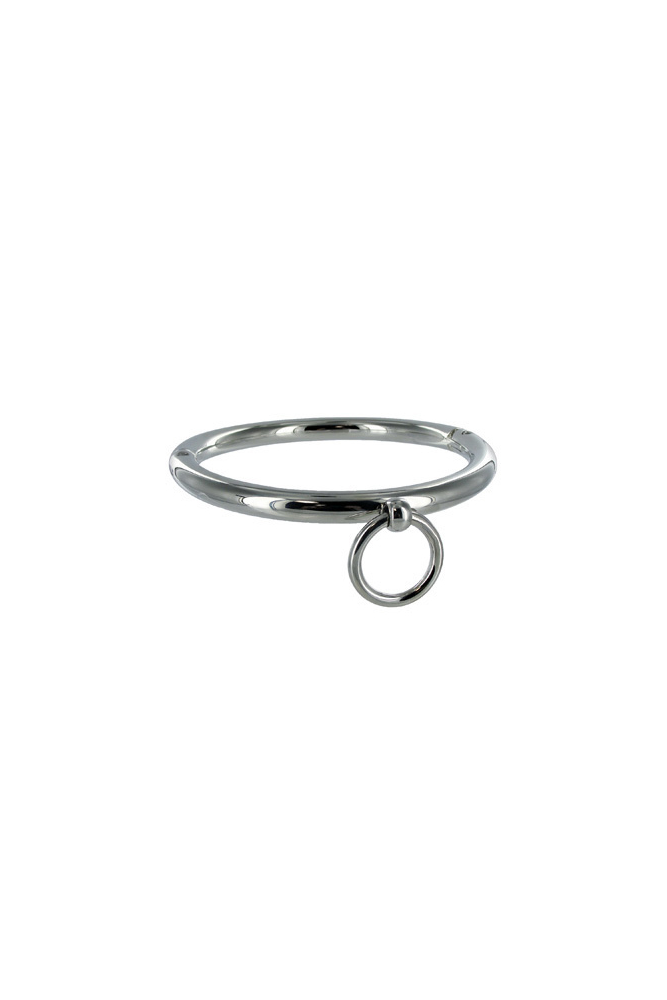 METAL HARD - COLLANA BDSM CON ANELLO 10CM