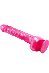 BAILE - DONG DILDO ROSA REALISTICO CON VENTOSA