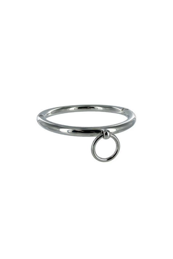 METAL HARD - COLLANA BDSM CON ANELLO 18CM