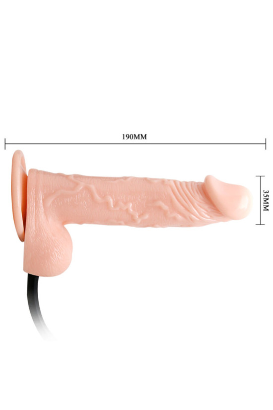 DANCE - DILDO GONFIABILE REALISTICO CON VENTOSA 15 CM
