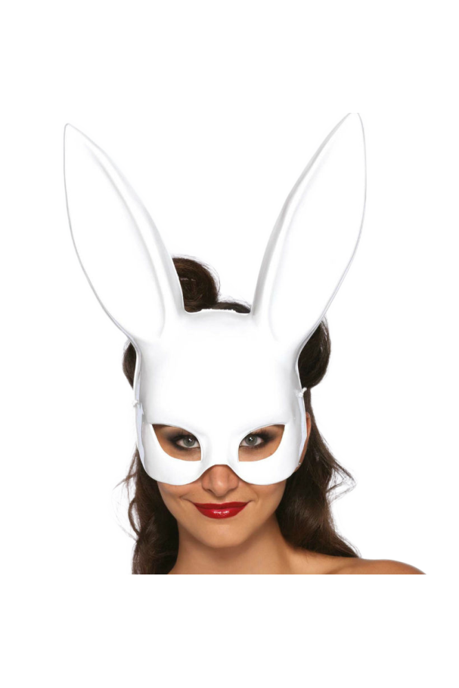 LEG AVENUE - MASCHERA CONIGLIO MASQUERADE BIANCA
