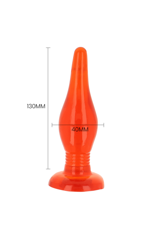 BAILE - PLUG ANALE SOFT TOUCH ROSSO 14.2 CM