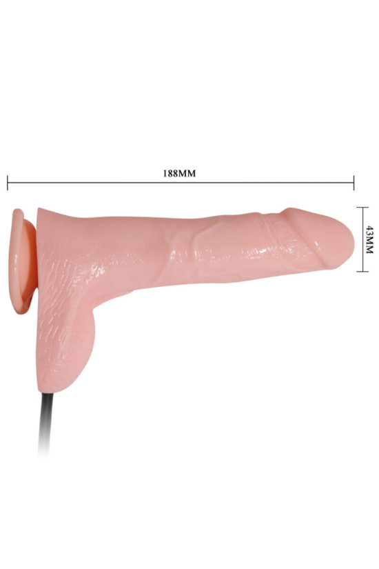 BAILE - DILDO REALISTICO GONFIABILE CON VENTOSA 15 CM
