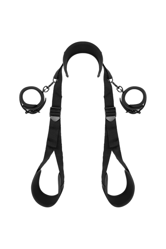 FETISH SUBMISSIVE - POSIZIONE A GAMBE APERTE CON MANETTE FODERA IN NOPRENE