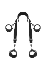 FETISH SUBMISSIVE - POSIZIONE MASTER CON 4 MANETTE RIVESTITE IN NOPRENE