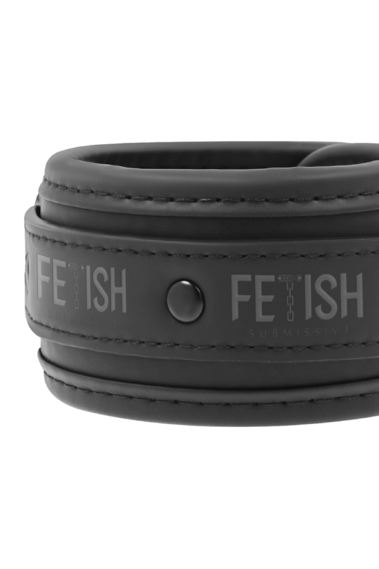 FETISH SUBMISSIVE - MANETTE IN PELLE VEGANA CON FODERA IN NOPRENE