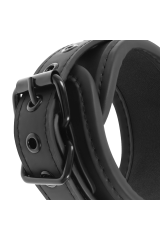 FETISH SUBMISSIVE - POLSINI ALLA CAVIGLIA IN PELLE VEGANA CON FODERA IN NOPRENE