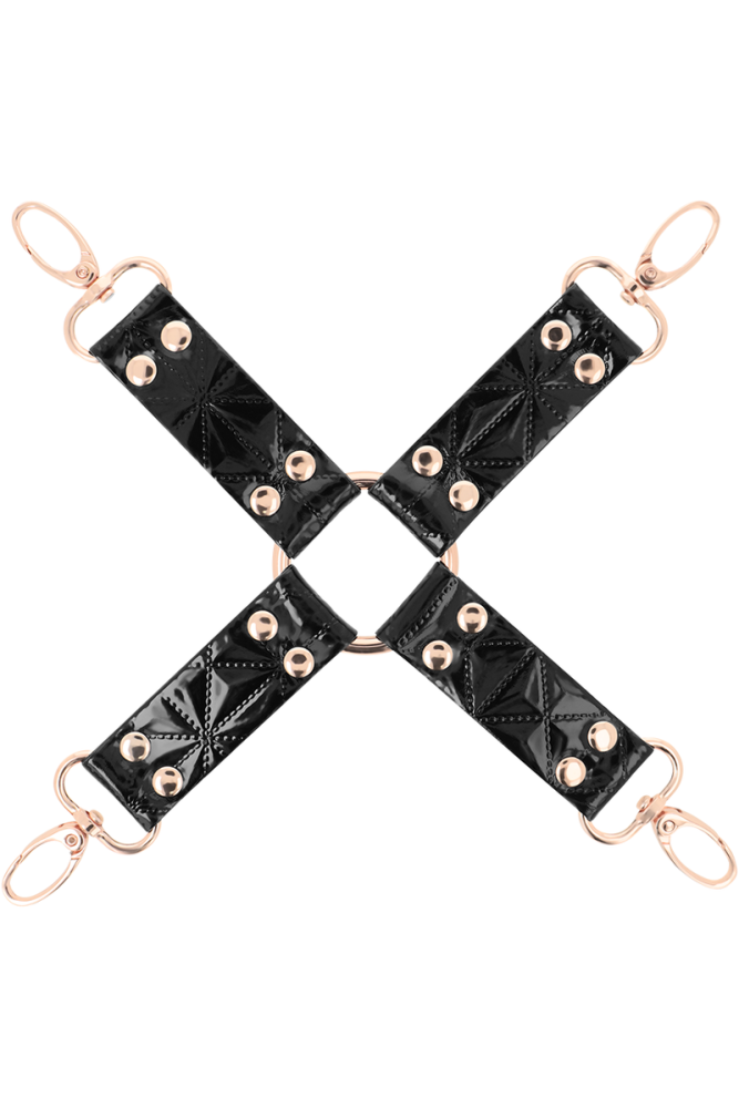 BEGME - BLACK EDITION HOG TIE IN PELLE VEGAN