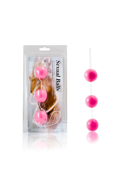 BAILE - STRISCIA SFERE ANAL ROSA ABS