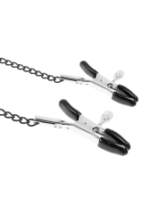 FETISH SUBMISSIVE - ANELLO GAG CON MORSETTI PER CAPEZZOLI