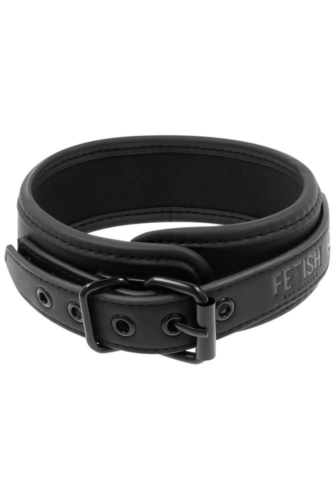 FETISH SUBMISSIVE - COLLANA A CATENA CON FODERA IN NOPRENE