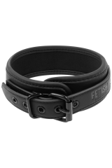 FETISH SUBMISSIVE - COLLANA A CATENA CON FODERA IN NOPRENE