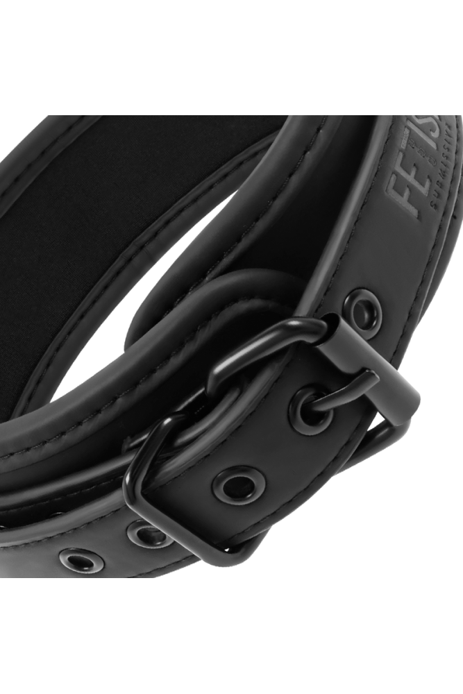 FETISH SUBMISSIVE - COLLANA A CATENA CON FODERA IN NOPRENE