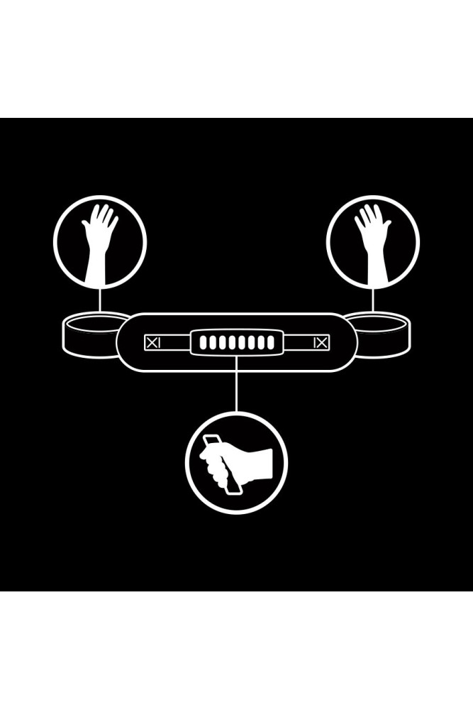 FETISH SUBMISSIVE - MANETTE CON FODERA IN NOPRENE E MANIGLIA