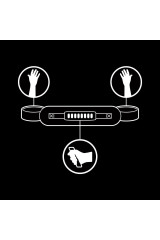 FETISH SUBMISSIVE - MANETTE CON FODERA IN NOPRENE E MANIGLIA