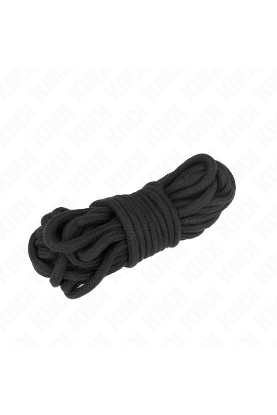 KINK - CORDA IN COTONE 5 METRI NERA