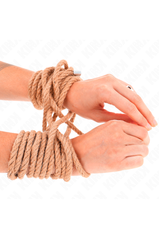 KINK - CORDA DI CANAPA CON TESTA IN METALLO 20 METRI