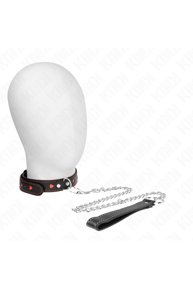 KINK - COLLANA CON CINTURINO 65 CM DETTAGLI CUORE 52